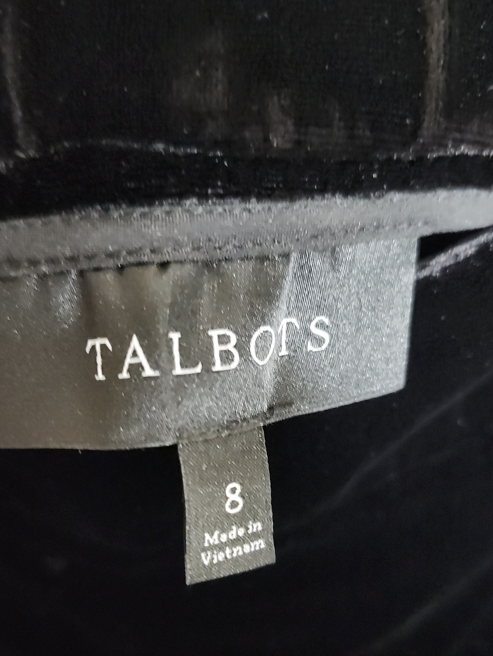 Talbots Velvet Pants In Black - Picture 4 of 10